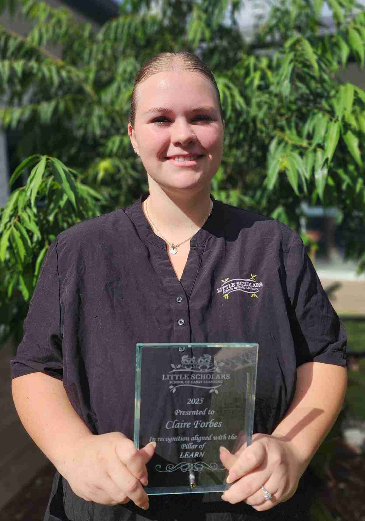 Early Childhood Educator Claire Pillar Award Winner